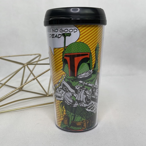 Star Wars Boba Fett Lidded Thermal Cup - Picture 7 of 7